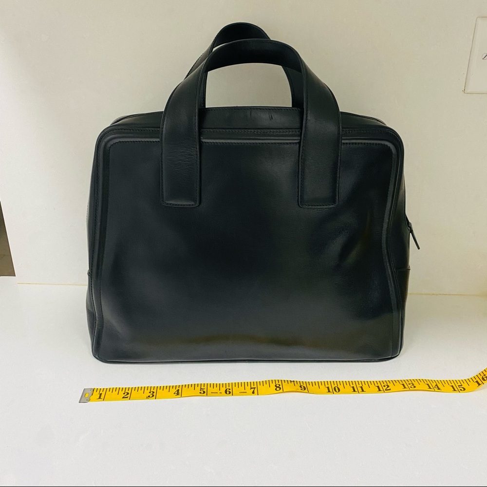Prada Leather Large Tote. Black Leather inside zip pocket. Like new. - Picture 6 of 12